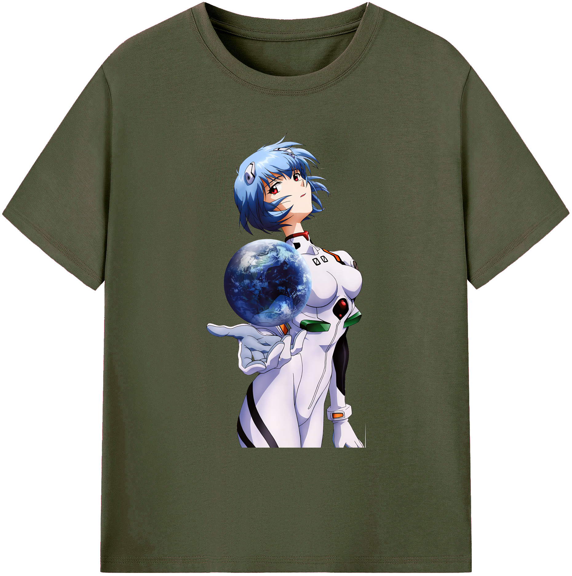 （画像用） EVA 新世紀エヴァンゲリオン 綿100％ メンズ半袖Tシャツ｜肌触りやわらか＆通気性